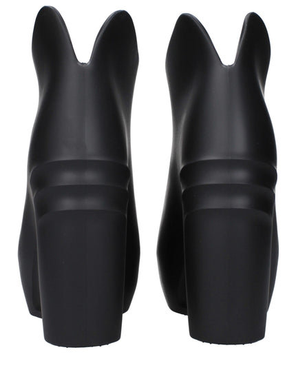 Givenchy Black Cotton Wedge Sandals