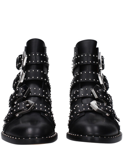 Givenchy Black Leather Ankle Boots