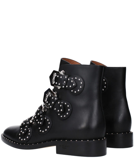 Givenchy Black Leather Ankle Boots