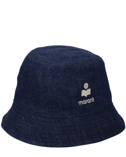 Isabel Marant Blue Cotton Bucket Hat