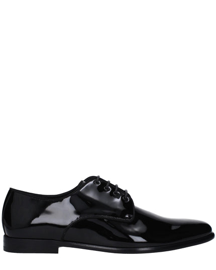 Dolce & Gabbana Black Leather Oxfords And Derbies