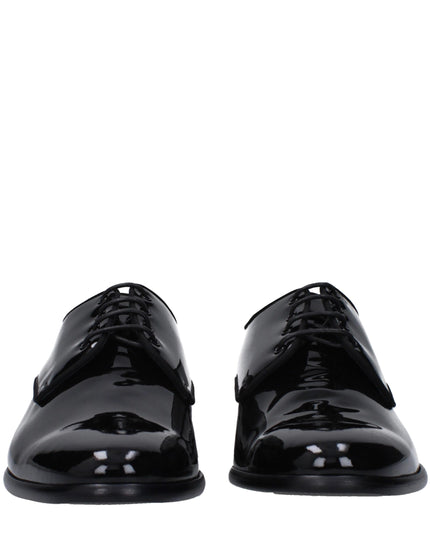 Dolce & Gabbana Black Leather Oxfords And Derbies