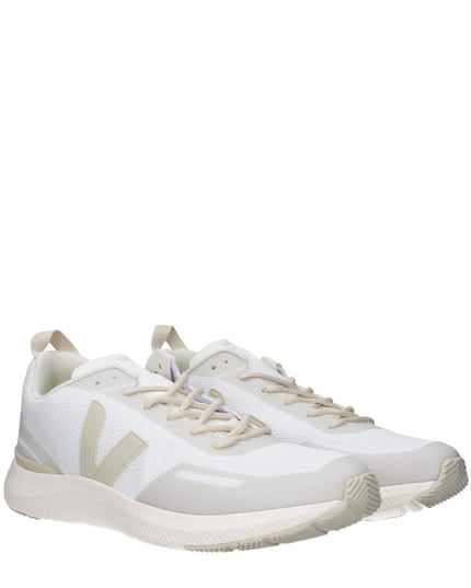 Veja White Fabric Athletic Sneakers