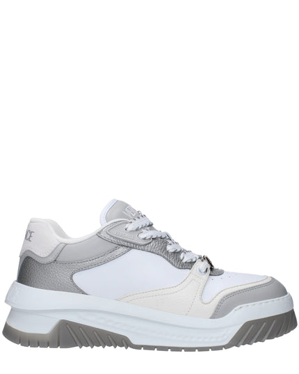 Versace White Leather Chunky Sneakers