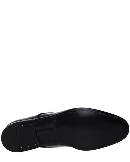 Dolce & Gabbana Black Leather Oxfords And Derbies