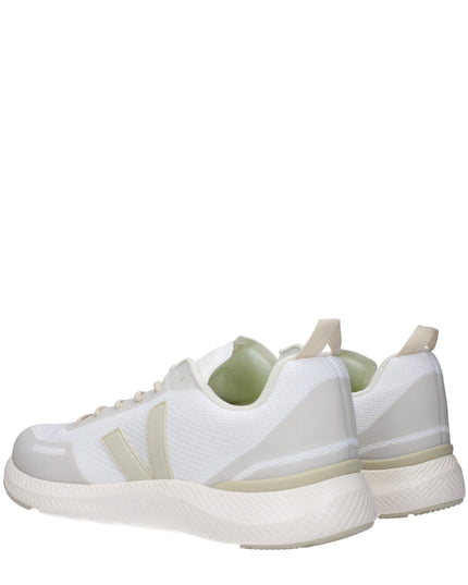 Veja White Fabric Athletic Sneakers