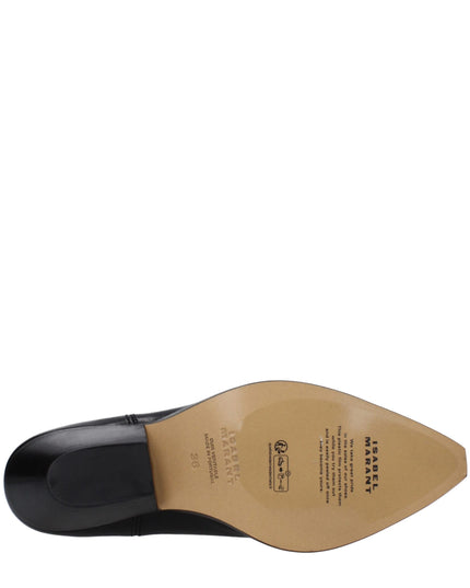 Isabel Marant Black Leather Ankle Boots