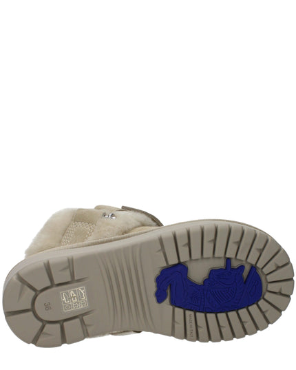 Burberry Green Leather Slippers