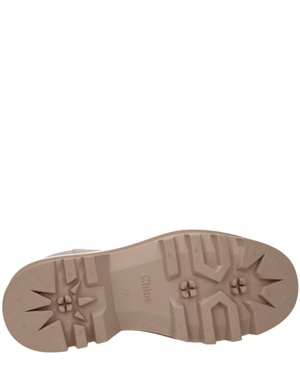 Chloé Pink Cotton Ankle Boots