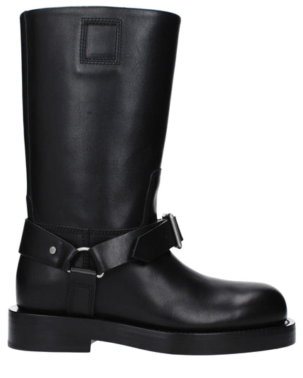 Burberry Black Leather Boots