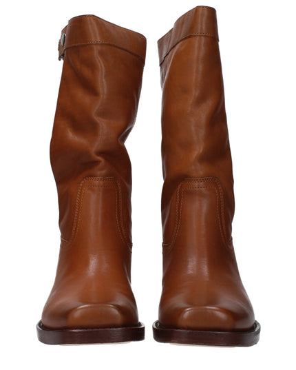 Isabel Marant Brown Leather Ankle Boots