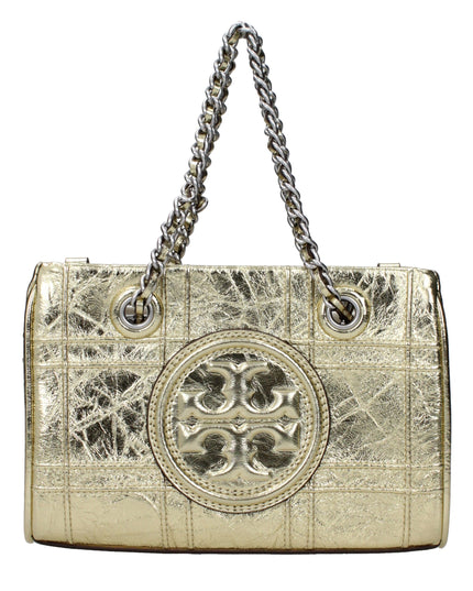 Tory Burch Gold Leather Handbag
