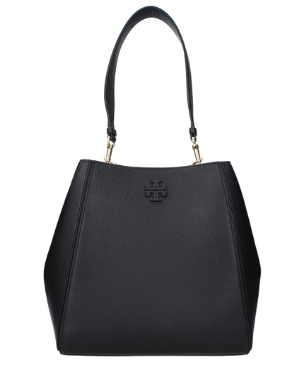 Tory Burch Black Leather Shoulder Bags