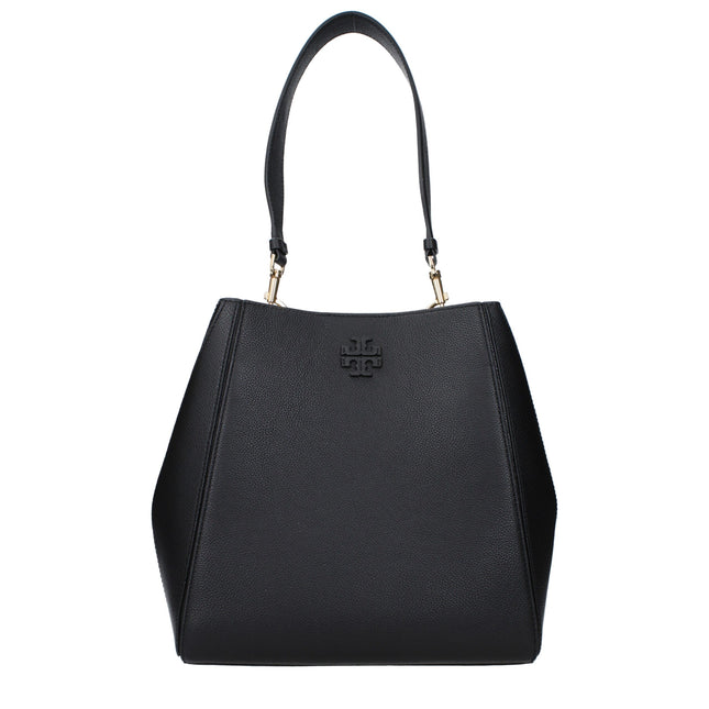 Tory Burch Black Leather Shoulder Bag