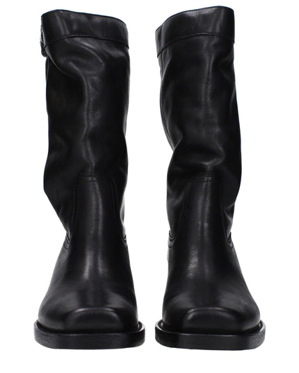 Isabel Marant Black Leather Ankle Boots