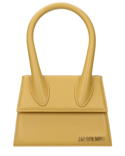 Jacquemus Yellow Leather Handbag