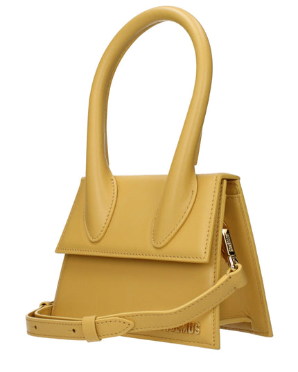Jacquemus Yellow Leather Handbag