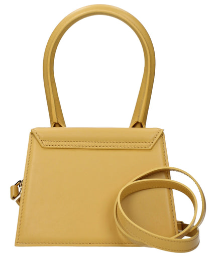 Jacquemus Yellow Leather Handbag