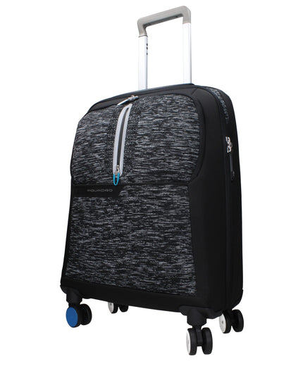 Piquadro Black Fabric Luggage And Travel