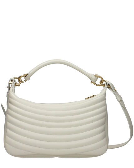 Salvatore Ferragamo Beige Leather Handbag