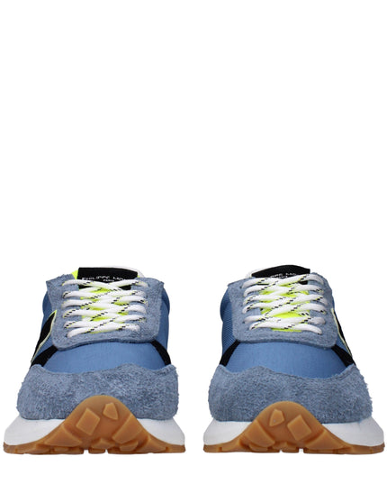 Philippe Model Blue Fabric Athletic Sneakers
