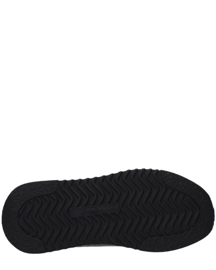 Philippe Model Green Leather Athletic Sneakers