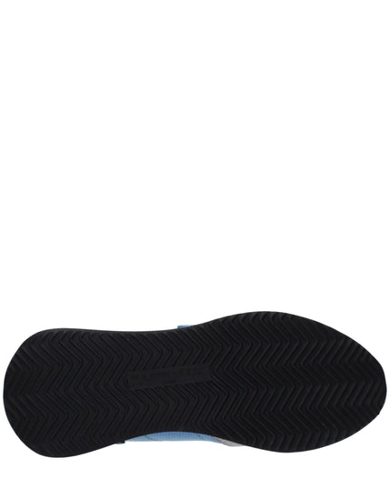 Philippe Model Blue Fabric Low Top Sneakers
