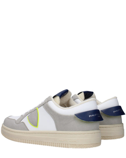 Philippe Model White Leather Sneakers