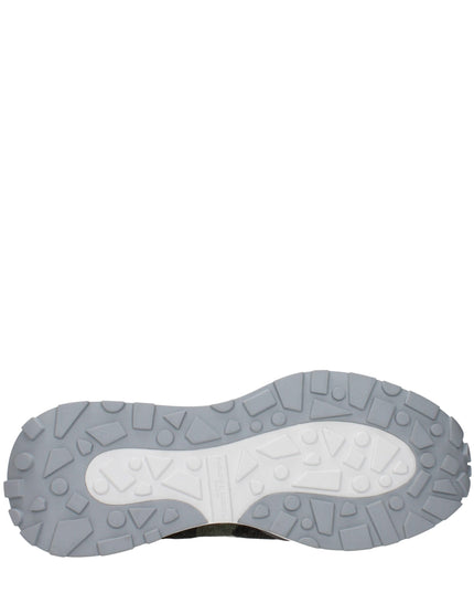 Philippe Model Green Fabric Chunky Sneakers