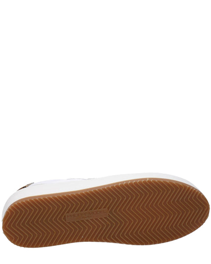 Philippe Model White Leather Low Top Sneakers