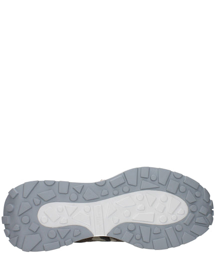 Philippe Model Green Fabric Athletic Sneakers