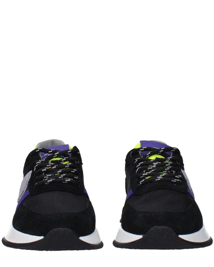 Philippe Model Black Fabric Athletic Sneakers