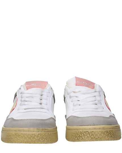 Philippe Model White Leather Low Top Sneakers