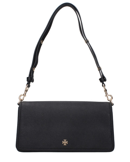 Tory Burch Black Leather Shoulder Bag