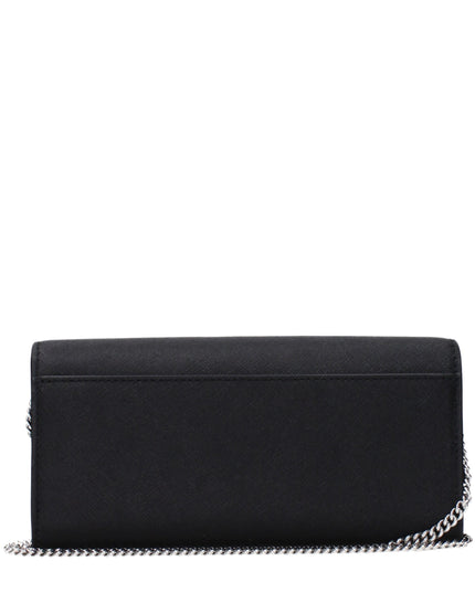 Tory Burch Black Leather Clutch Bag
