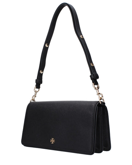 Tory Burch Black Leather Shoulder Bag