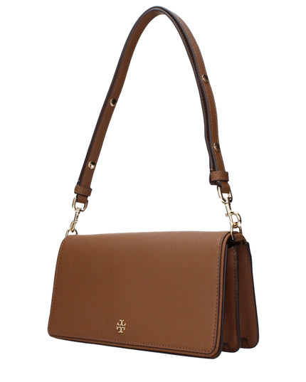Tory Burch Brown Leather Shoulder Bag