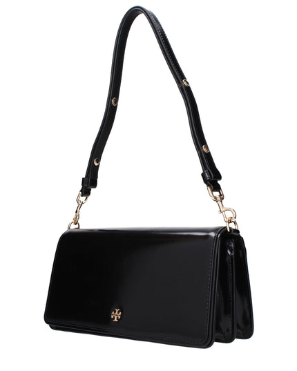 Tory Burch Black Leather Shoulder Bag