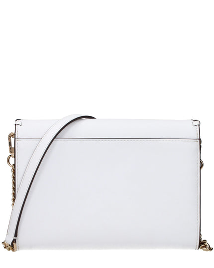 Tory Burch White Leather Clutch Bag
