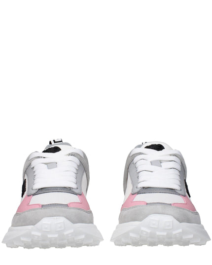 Versace White Fabric Sneakers