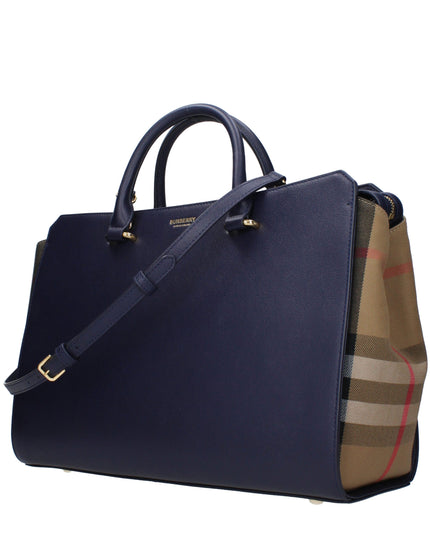 Burberry Blue Leather Handbag
