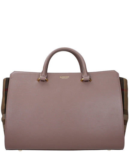 Burberry Gray Leather Handbag