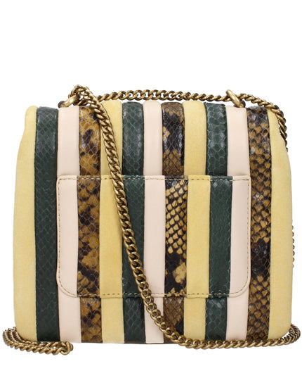 Tory Burch Yellow Leather Shoulder Bag