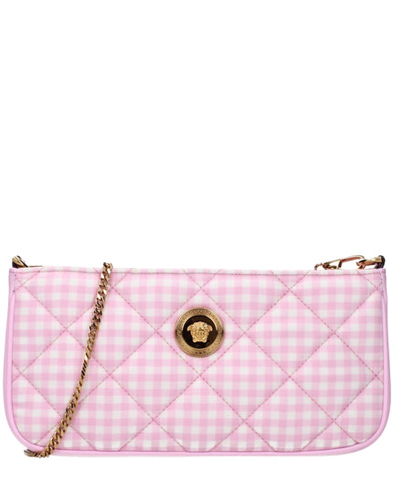 Versace Pink Fabric Shoulder Bag
