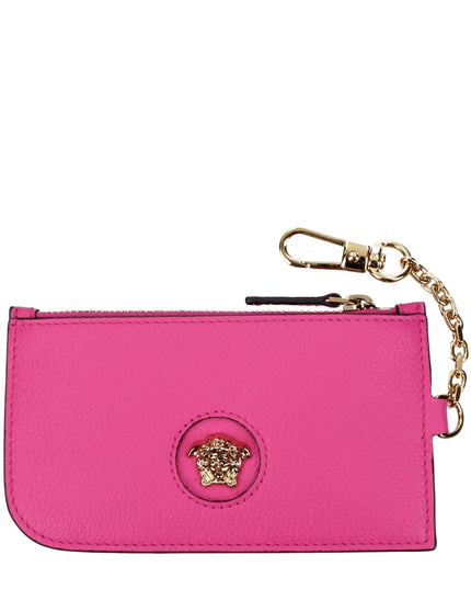 Versace Pink Leather Wallets