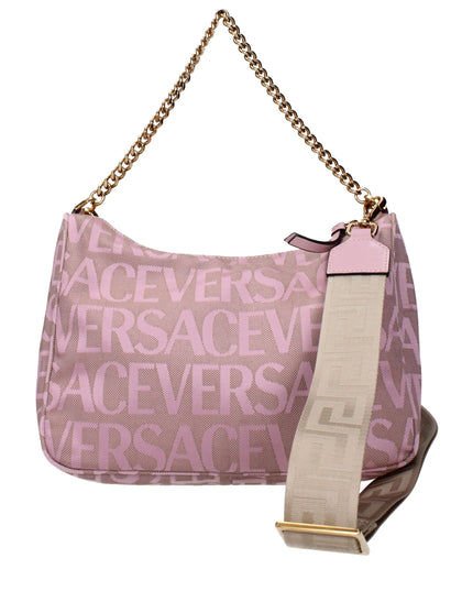 Versace Beige Fabric Handbag
