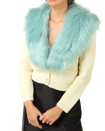 Gucci White Wool Cardigan