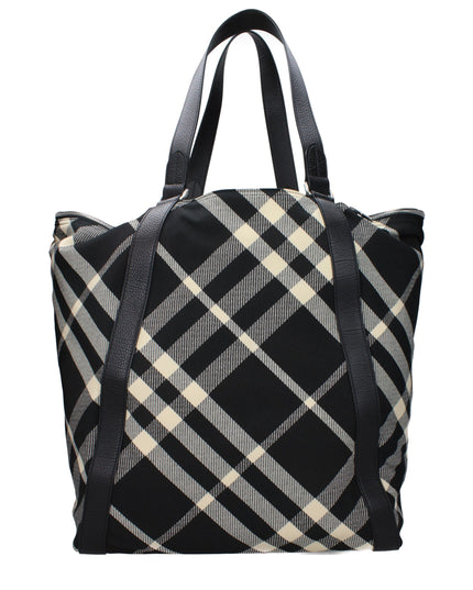 Burberry Black Fabric Shoulder Bag