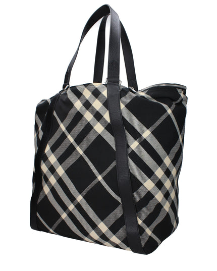 Burberry Black Fabric Shoulder Bag