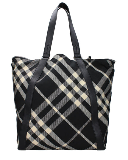 Burberry Black Fabric Shoulder Bag